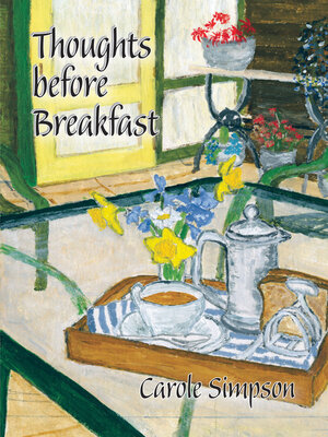 cover image of Thoughts Before Breakfast